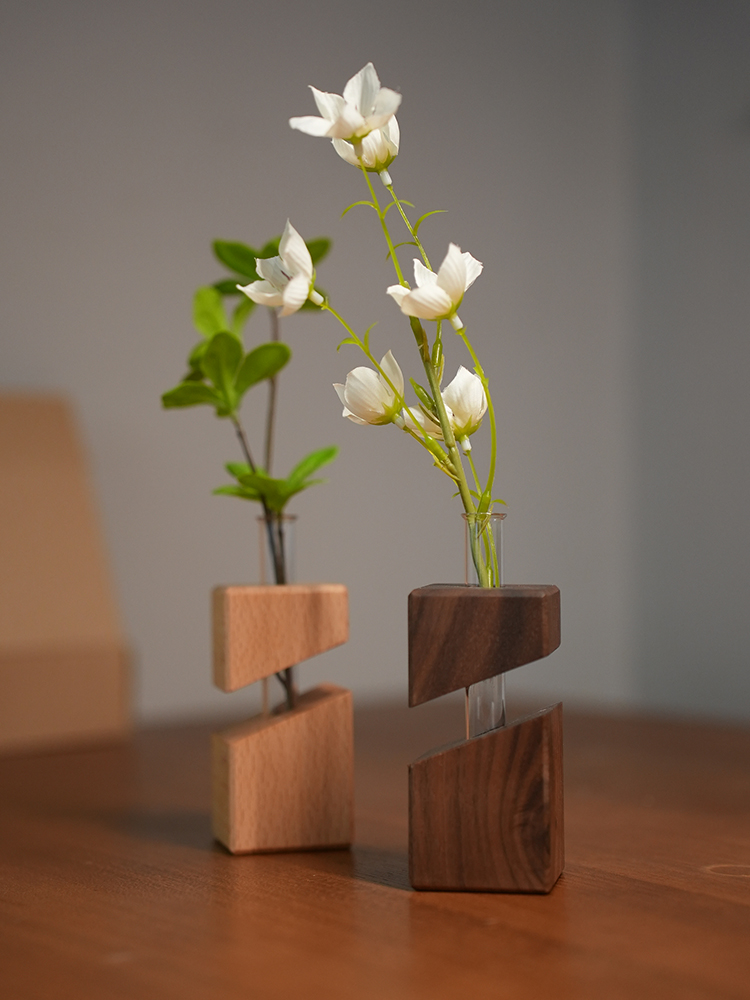 Glass Vase Nordic - Nordic Style Geometric Glass Dried Flower