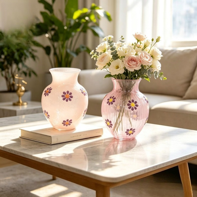 Glass Vase Nordic - Daisy Home Decoration Nordic Modern Simple