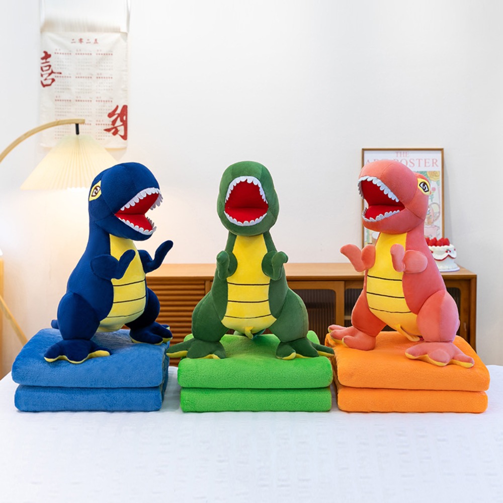 Decorative Throw Pillow - Cartoon 2-in-1 Pillow Blanket for Office