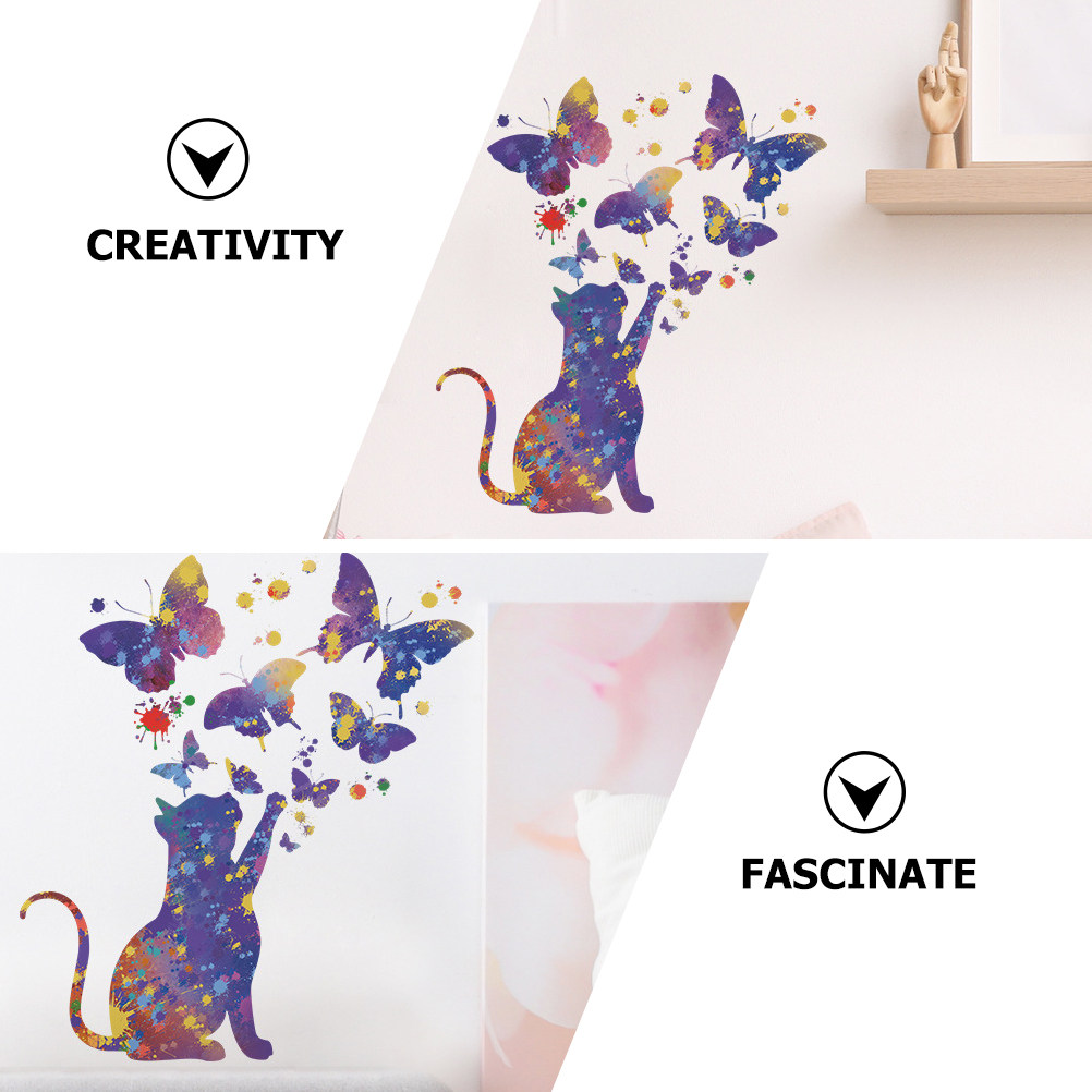 2 Sheets Home Decor Butterfly  - Home Decor Cat ulasan dan harga