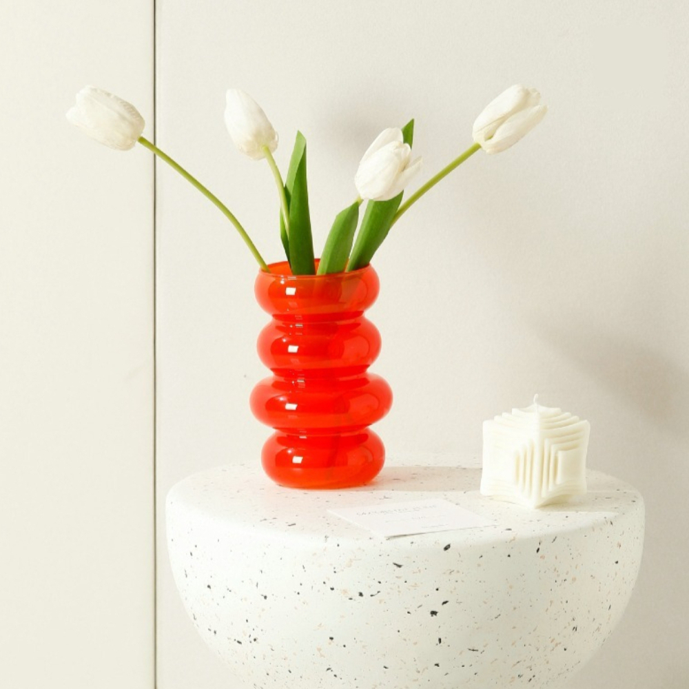 Nordic Style Bubble Glass Vase - Glass Vase Nordic ulasan dan harga