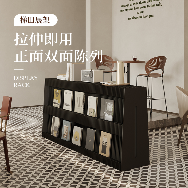Folding Bookshelf Newspaper Sh - Home Decor Brochure ulasan dan harga