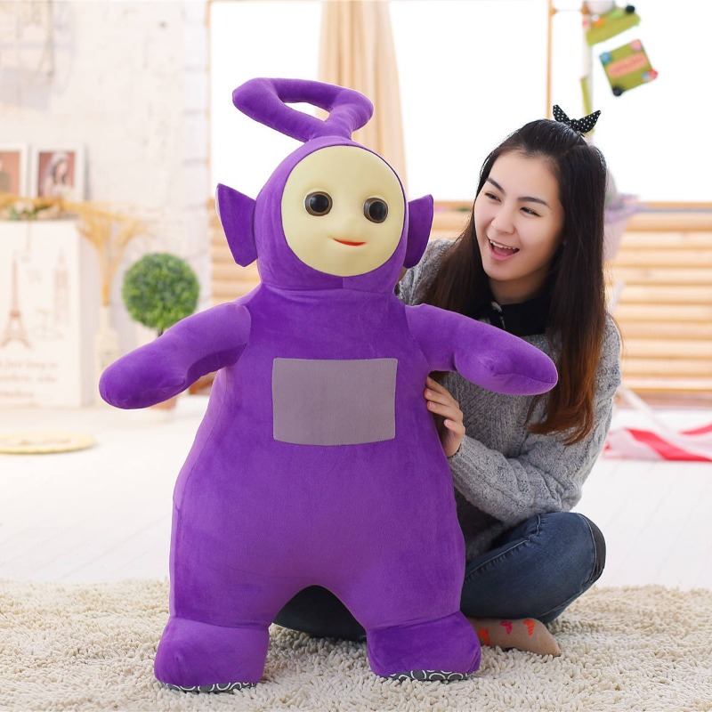 38CM Teletubbies Tinky Winky D - Decorative Throw Pillow ulasan dan harga