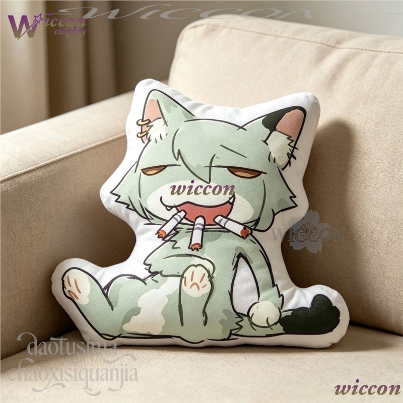 NebulaCloak Chainsmoker Cat Q  - Decorative Throw Pillow ulasan dan harga