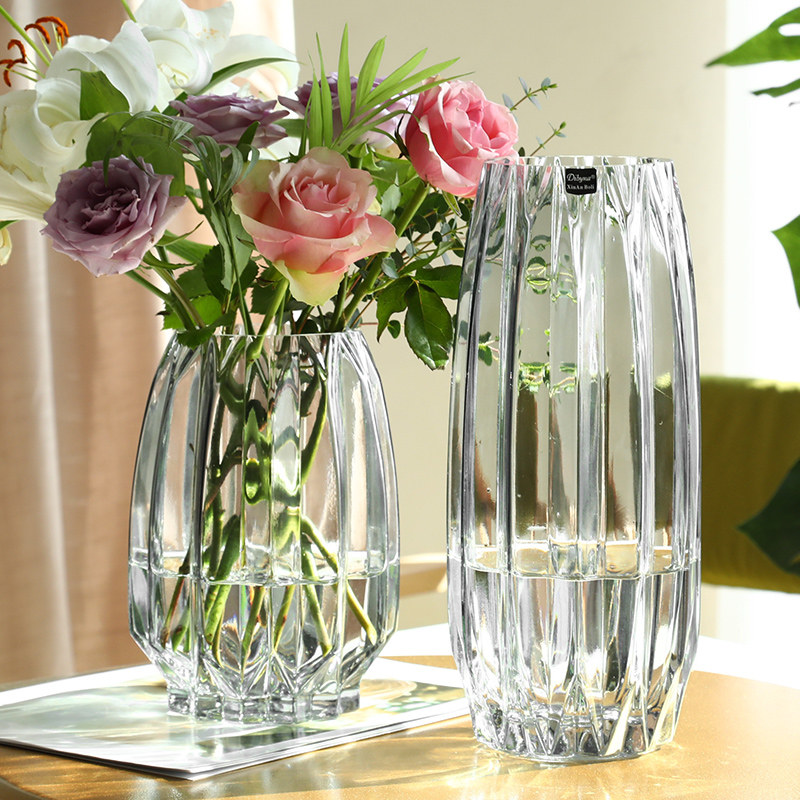 Nordic simple large glass vase - Glass Vase Nordic ulasan dan harga