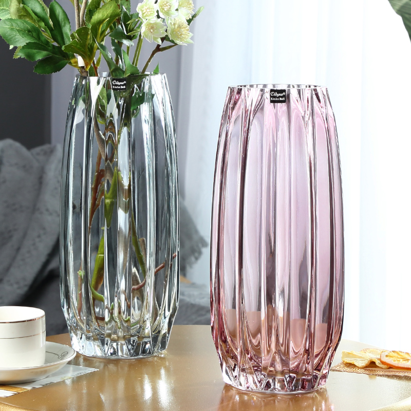 Nordic simple large glass vase - Glass Vase Nordic ulasan dan harga