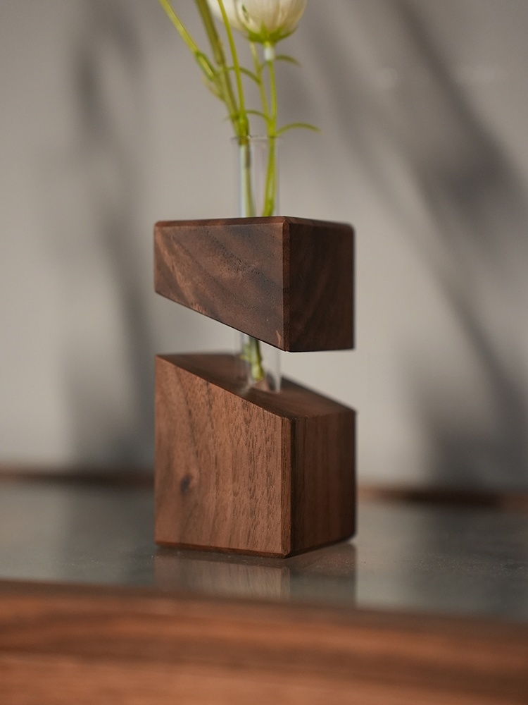 Nordic Style Geometric Glass D - Glass Vase Nordic ulasan dan harga