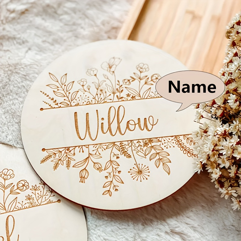 Personalized Floral Engraved N - Home Decor Xmas ulasan dan harga