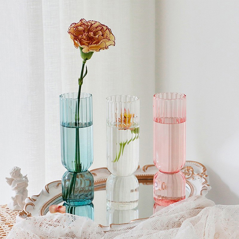 Nordic Glass Vase Small Glass  - Glass Vase Nordic ulasan dan harga