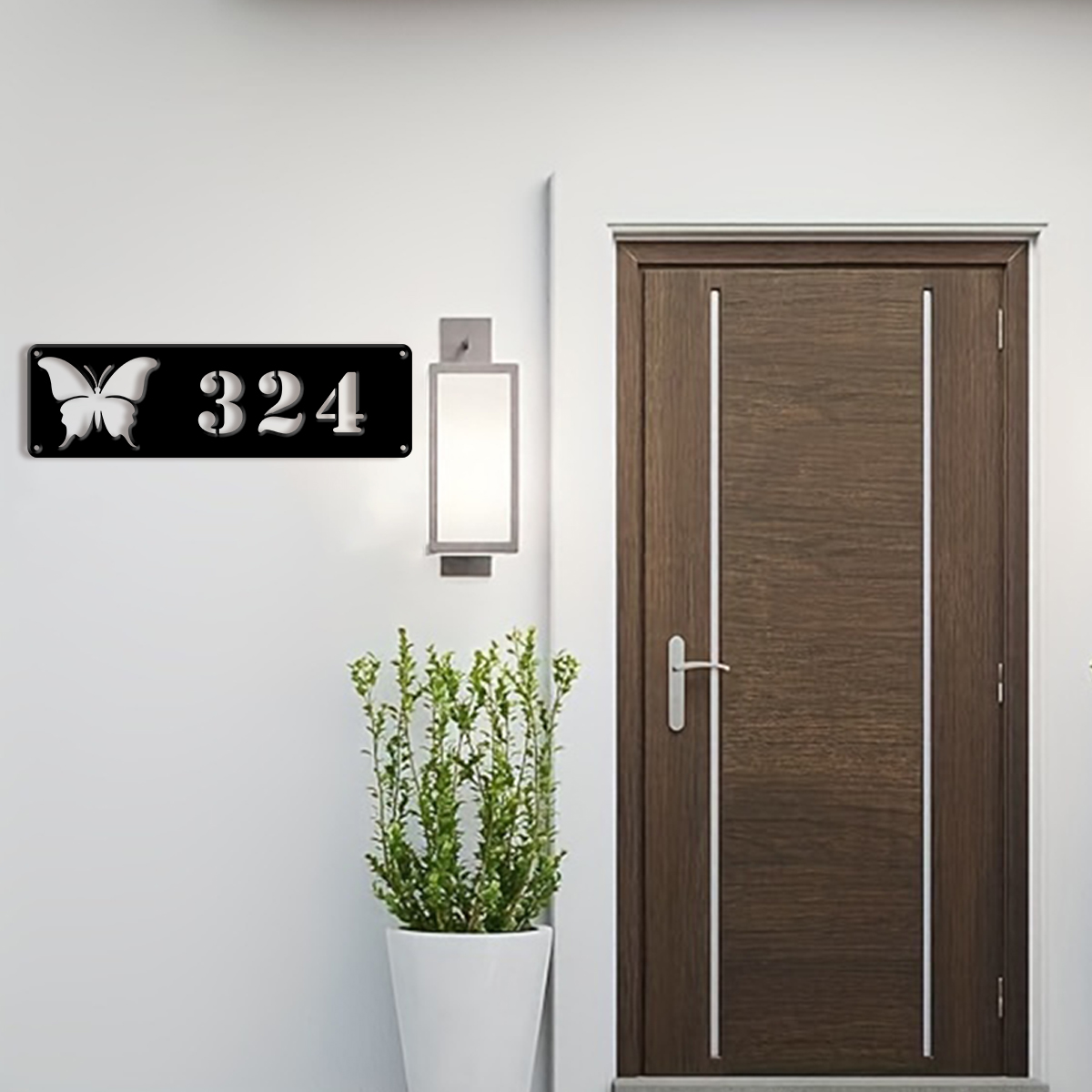 1pc Custom butterfly Metal Hou - Home Decor Cat ulasan dan harga