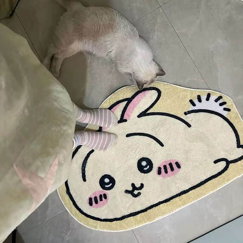 Hot Cartoon Rug Anime Hachiwar - Decorative Throw Pillow ulasan dan harga