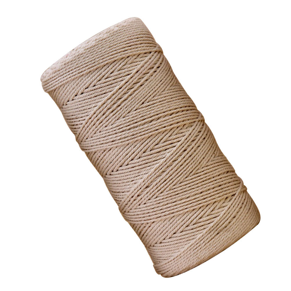 1Pcs Natural Beige Cotton Rope - Macrame Wall Hanging ulasan dan harga
