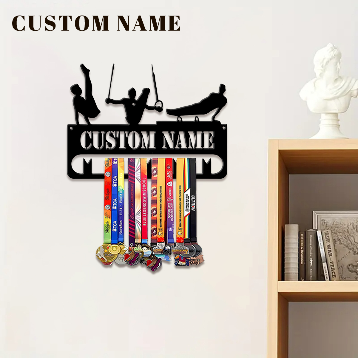 1pc Custom Fitness Metal Medal - Home Decor Xmas ulasan dan harga
