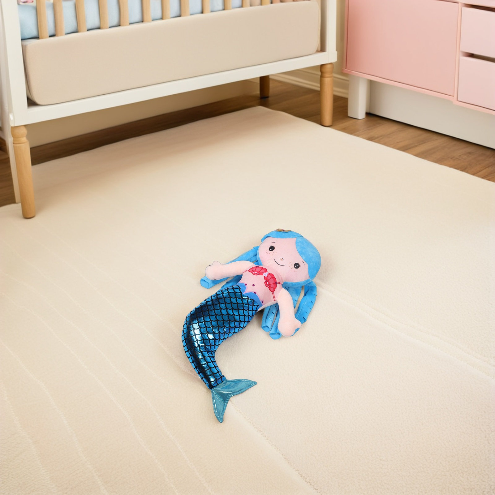 2Pcs Mermaid Pillow Soft Stuff - Decorative Throw Pillow ulasan dan harga