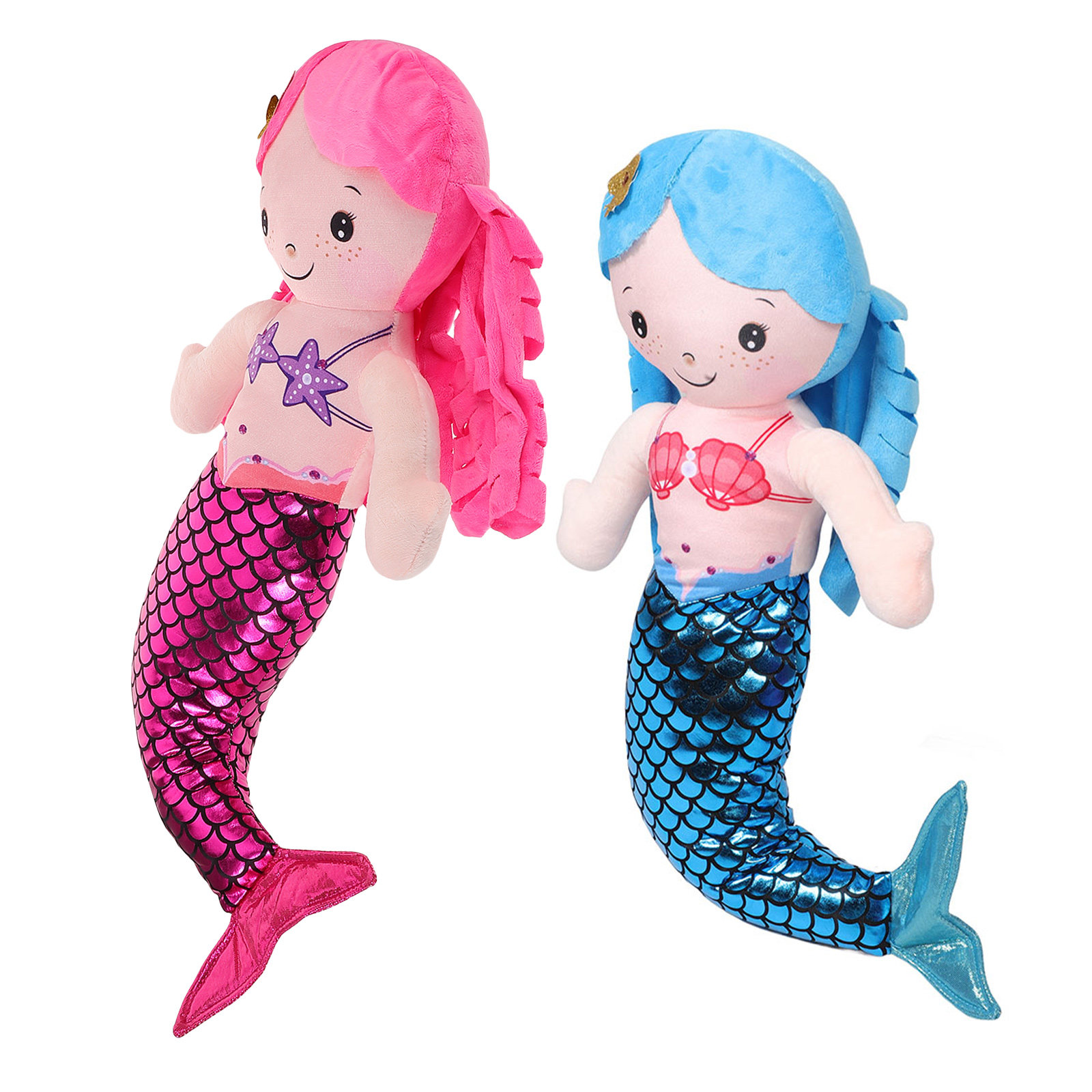 2Pcs Mermaid Pillow Soft Stuff - Decorative Throw Pillow ulasan dan harga