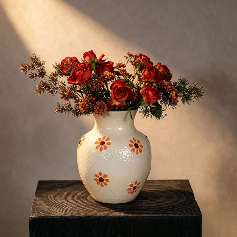 Daisy Home Decoration Nordic M - Glass Vase Nordic ulasan dan harga