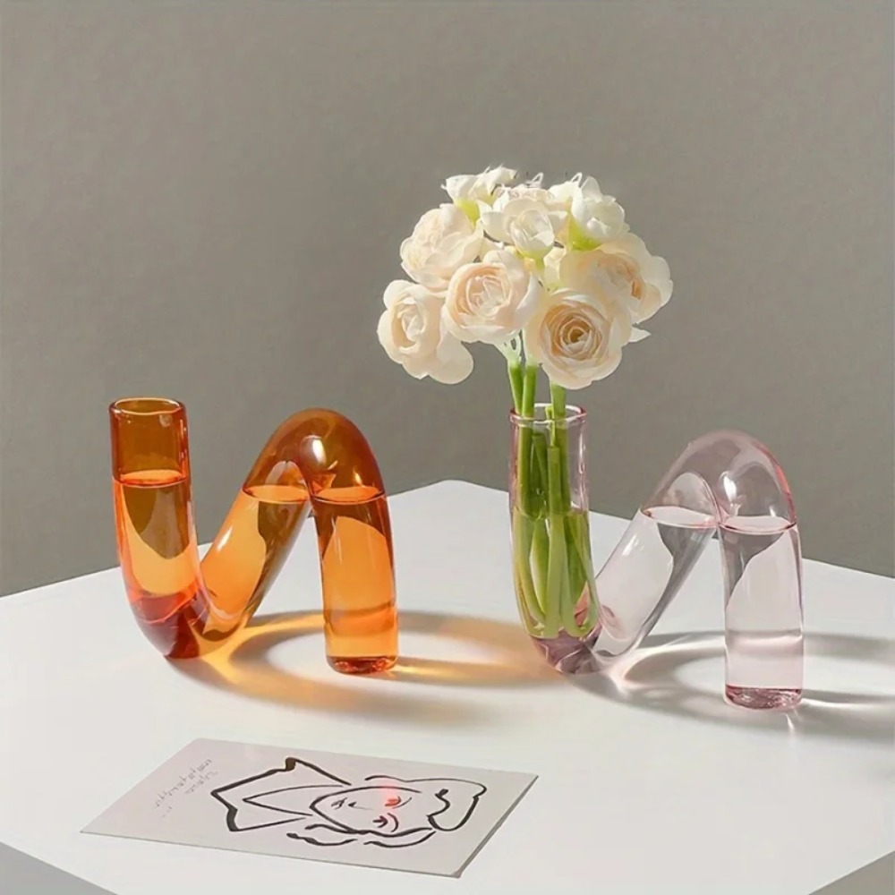 Nordic Irregular Glass Vase |  - Glass Vase Nordic ulasan dan harga