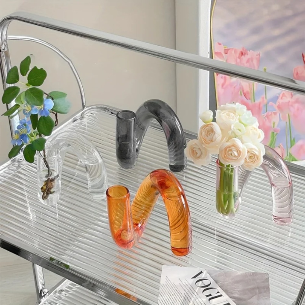 Nordic Irregular Glass Vase |  - Glass Vase Nordic ulasan dan harga