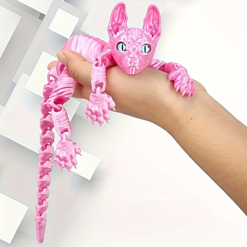 1pc 3D Printed Sphynx Cat Figu - Home Decor Cat ulasan dan harga