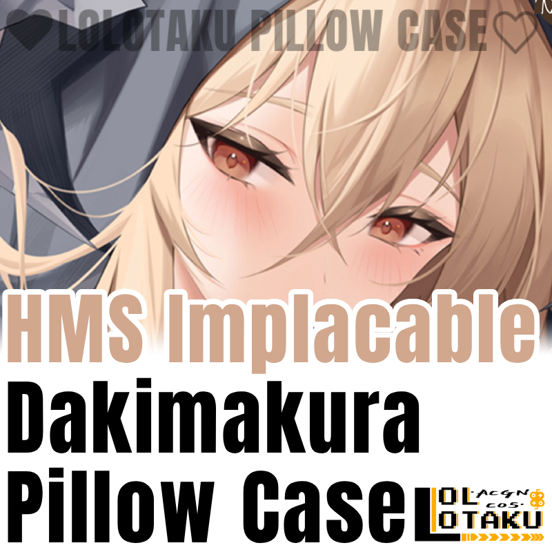HMS Implacable Dakimakura Azur - Home Decor Xmas ulasan dan harga