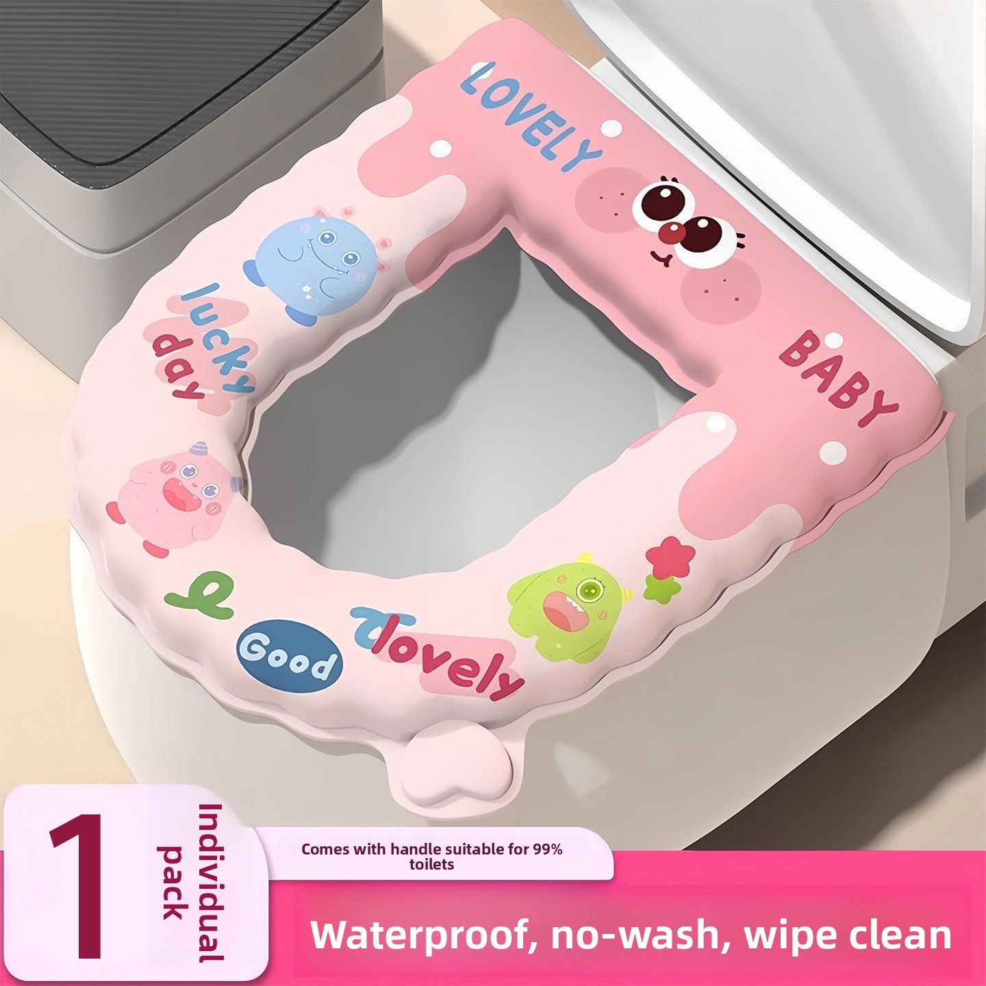 Cartoon toilet seat cushion fo - Decorative Throw Pillow ulasan dan harga