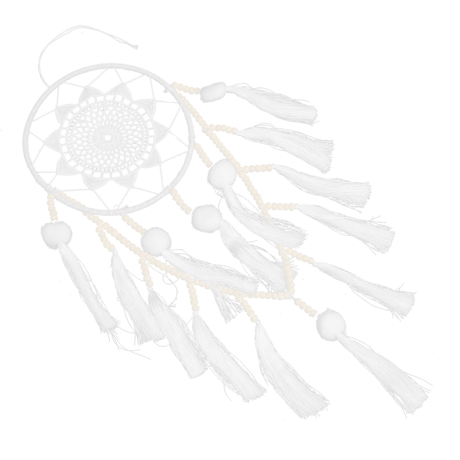Large White Dreamcatcher Bohem - Macrame Wall Hanging ulasan dan harga