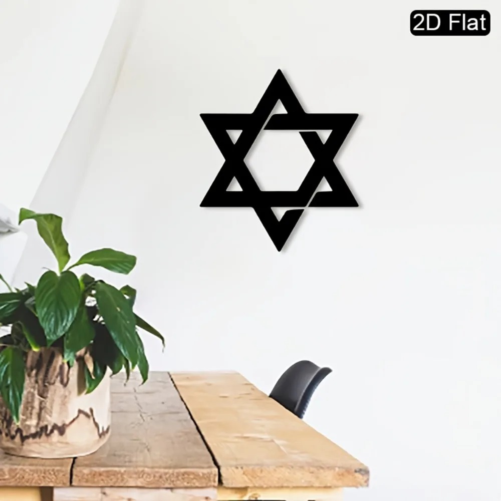 CIFBUY Iron Wall Art Star of D - Home Decor In ulasan dan harga