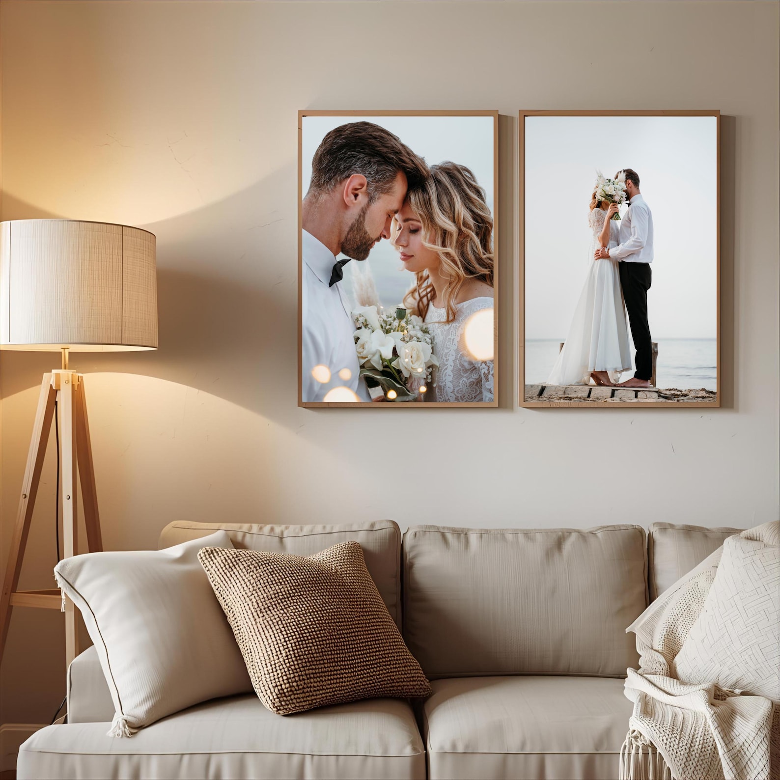 Personalized Photo Canvas, Cus - Home Decor Xmas ulasan dan harga
