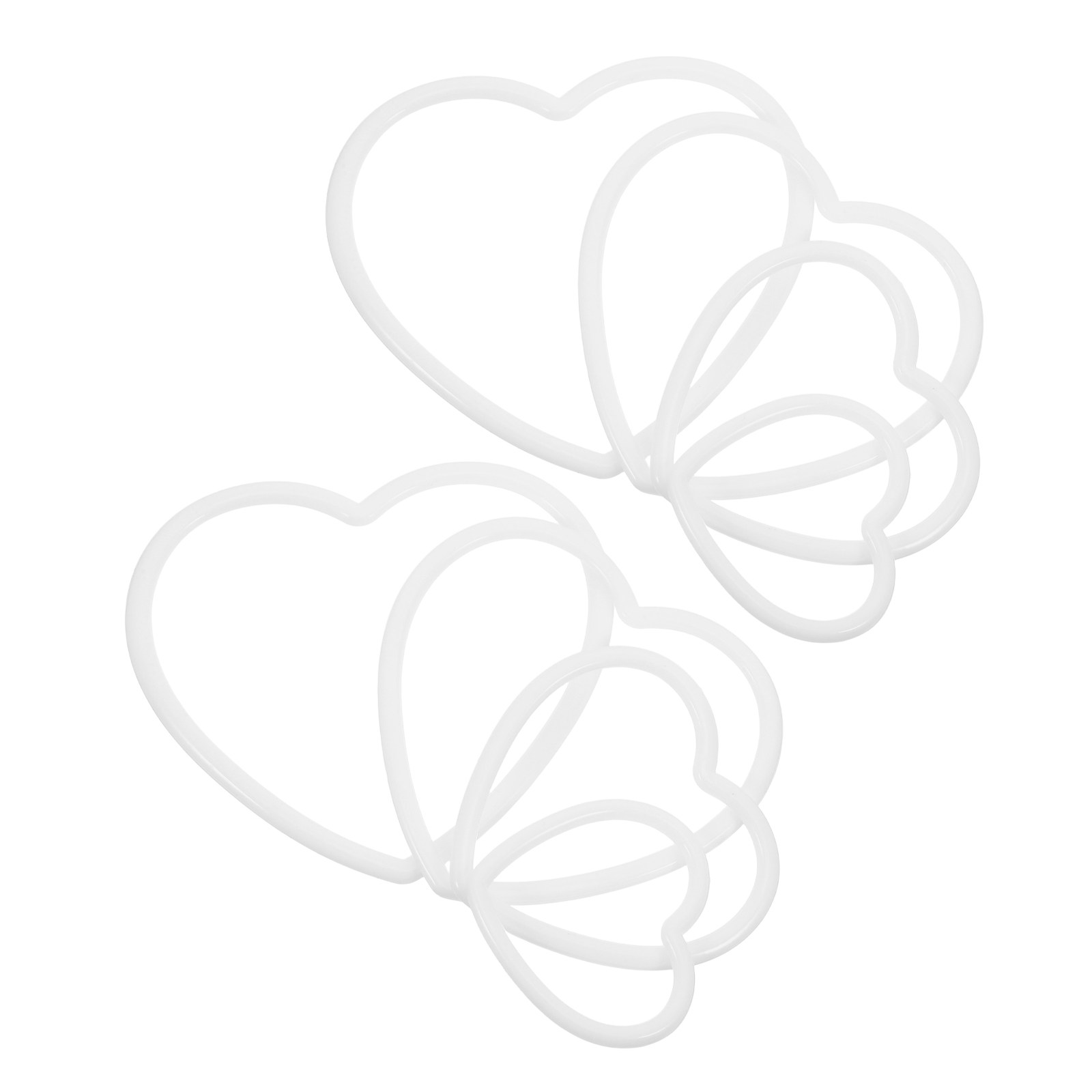 8Pcs Heart Shaped Plastic Drea - Macrame Wall Hanging ulasan dan harga