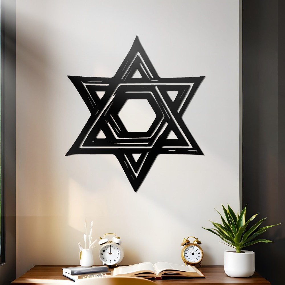 CIFBUY Iron Wall Art Star of D - Home Decor In ulasan dan harga