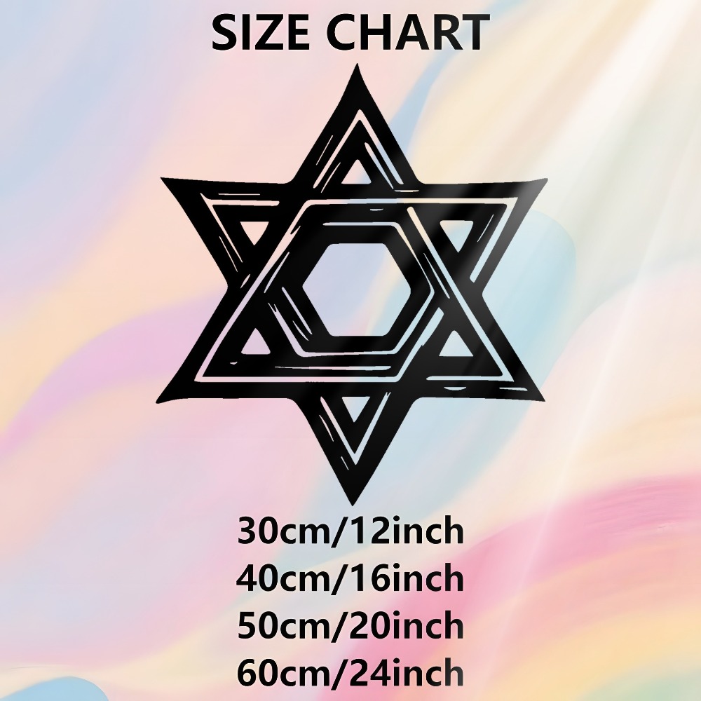 CIFBUY Iron Wall Art Star of D - Home Decor In ulasan dan harga
