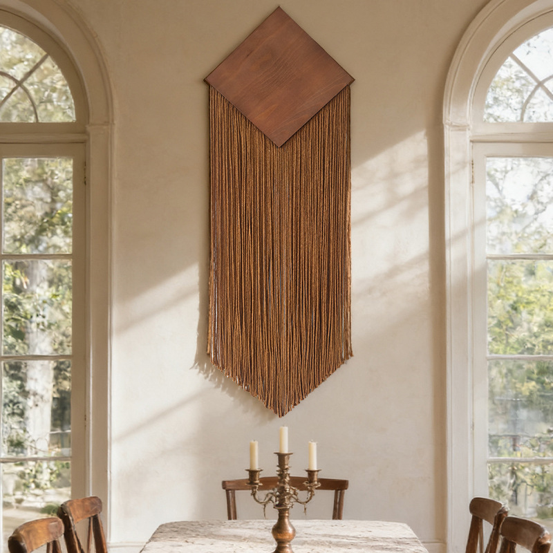 Bohemian Cotton Rope Woven Tap - Macrame Wall Hanging ulasan dan harga