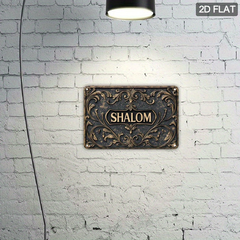 CIFBUY Vintage Shalom Aluminum - Home Decor In ulasan dan harga