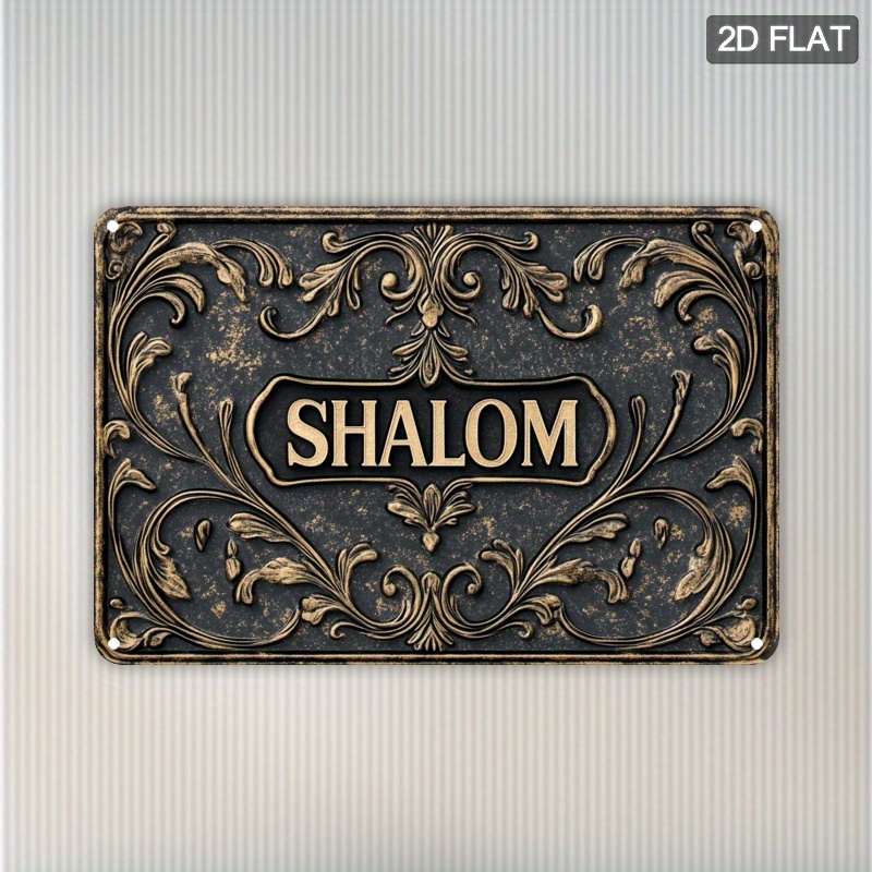 CIFBUY Vintage Shalom Aluminum - Home Decor In ulasan dan harga