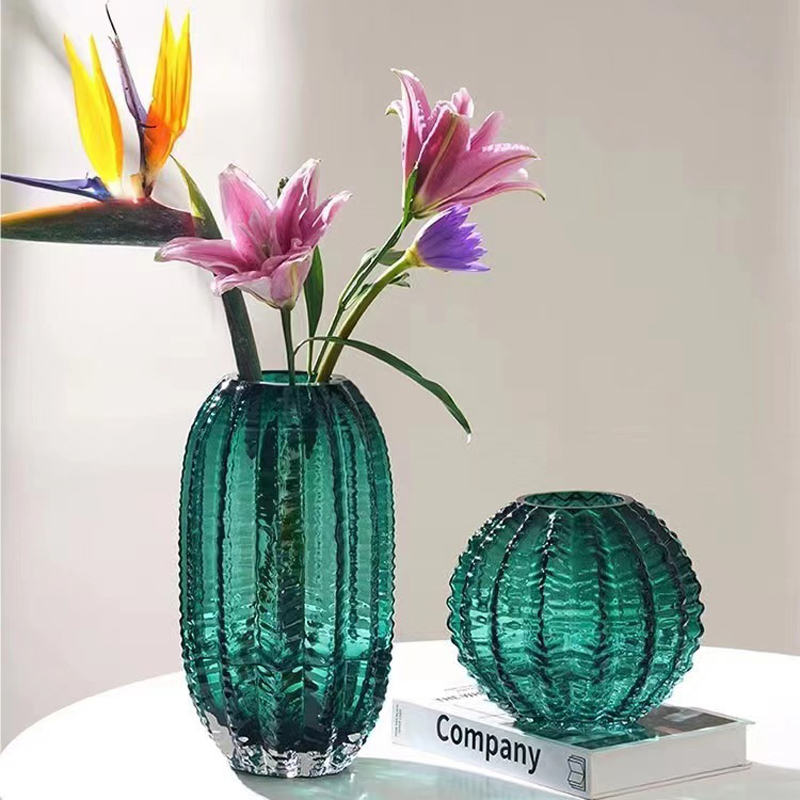 Nordic Modern Cactus Glass Vas - Glass Vase Nordic ulasan dan harga